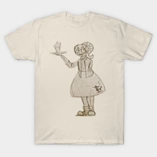 Fifties Robot Waitress T-Shirt